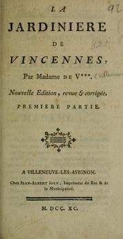 Tapa de La jardinière de Vincennes