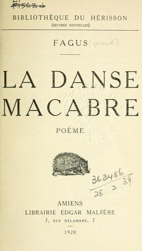 Tapa de La danse macabre