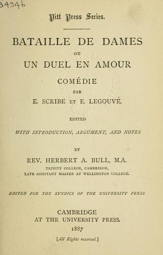 Tapa de Bataille de dames