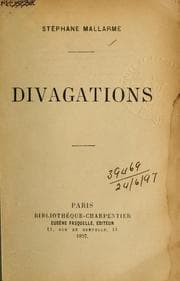 Tapa de Divagations