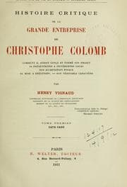 Tapa de Histoire critique de la grande enterprise de Christophe Colomb