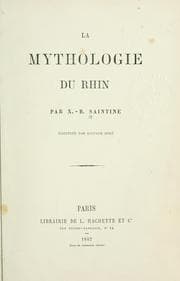 Tapa de La mythologie du Rhin