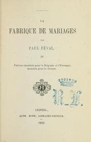 Tapa de La fabrique de mariages