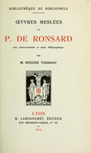Tapa de Oeuvres meslées