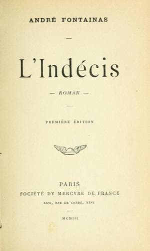 Tapa de L' indécis