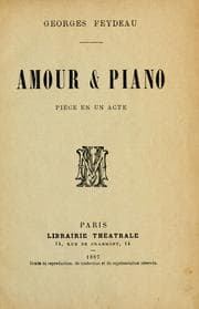 Tapa de Amour & piano