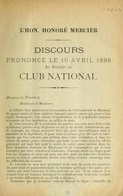 Tapa de Discours prononcé le 10 avril 1888 au banquet du Club National \