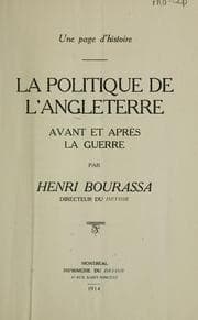 Tapa de La Politique de l'Angleterre avant et après la guerre.