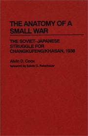 Tapa de The anatomy of a small war