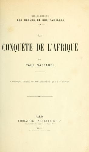 Tapa de La conquête de l'Afrique