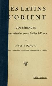 Tapa de Les Latins d'Orient