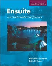 Tapa de Cahier de Laboratoire et D'Exercices Ecrits to Accompany Ensuite