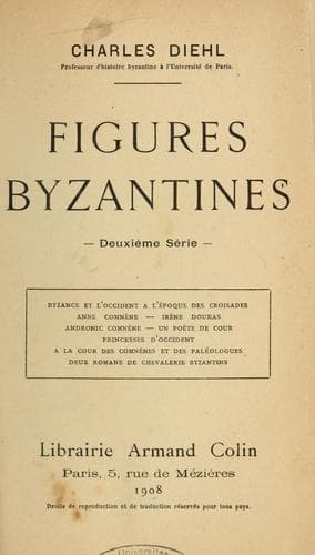 Tapa de Figures byzantines. --