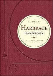Tapa de Hodges' Harbrace handbook
