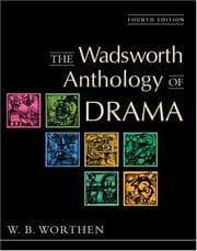 Tapa de The Wadsworth anthology of drama