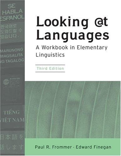 Tapa de Looking at languages