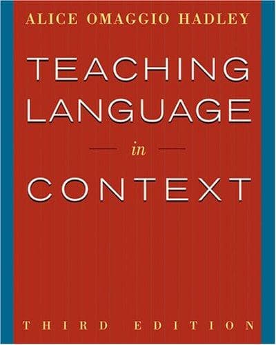 Tapa de Teaching Language In Context
