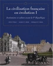 Tapa de La civilisation française en evolution I