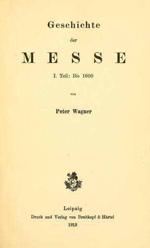 Tapa de Geschichte der Messe