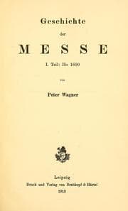 Tapa de Geschichte der Messe