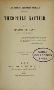 Tapa de Théophile Gautier