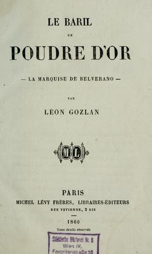 Tapa de Le b aril de poudre d'or