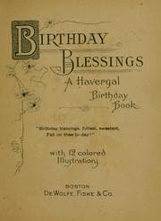 Tapa de Birthday blessings
