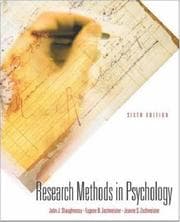 Tapa de Research methods in psychology