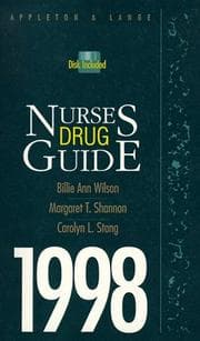 Tapa de Nurses drug guide, 1998