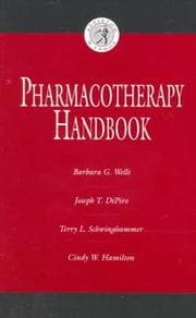 Tapa de Pharmacotherapy handbook