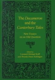 Tapa de The Decameron and the Canterbury tales