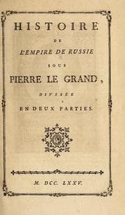 Tapa de Histoire de l'empire de Russie