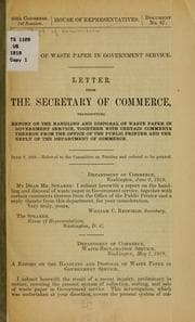 Tapa de Disposal of waste paper in government service