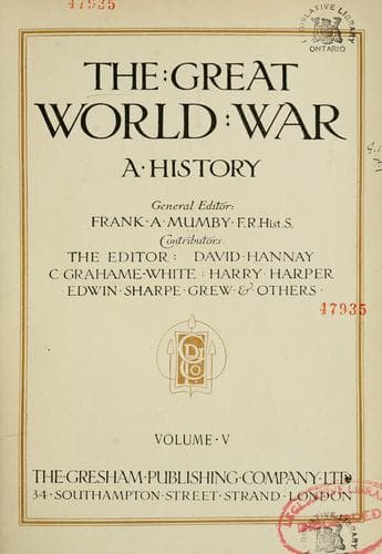 Tapa de The Great World War