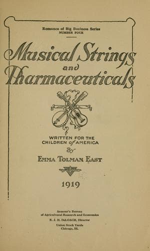 Tapa de Musical strings and Pharmaceuticals