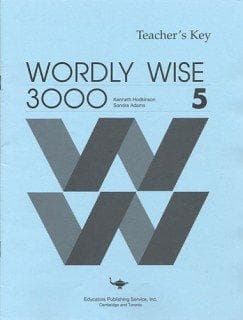 Tapa de Wordly Wise 3000 Book 5 - Answer Key