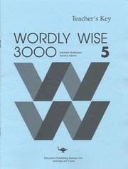 Tapa de Wordly Wise 3000 Book 5 - Answer Key