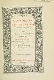 Tapa de Colloquia peripatetica, deep-sea soundings