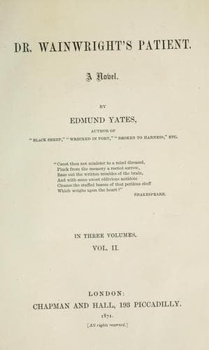 Tapa de Dr. Wainwright's patient