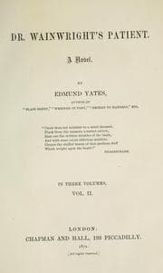 Tapa de Dr. Wainwright's patient