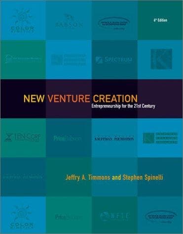 Tapa de New Venture Creation