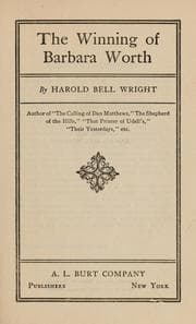 Tapa de The winning of Barbara Worth