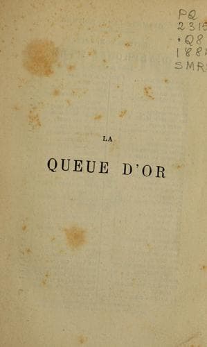 Tapa de La queue d'or