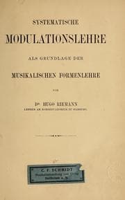 Tapa de Systematische modulationslehre als grundlage der musikalischen formenlehre
