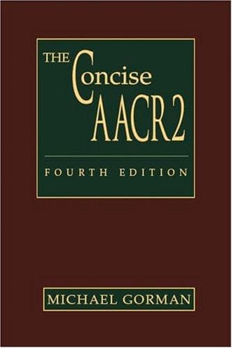 Tapa de The concise AACR2
