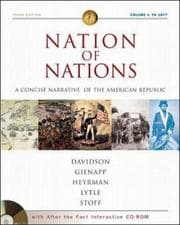 Tapa de Nation of Nations Concise Volume I w/ After the Fact Interactive Salem Witch Trials, MP