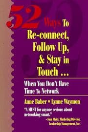 Tapa de 52 ways to reconnect, follow-up, and stay in touch