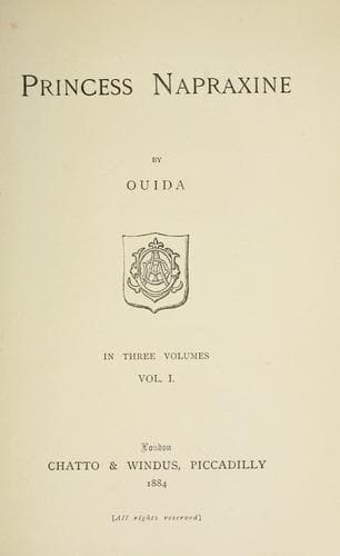 Tapa de Princess Napraxine