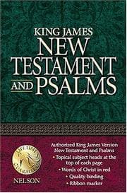 Tapa de KJV Coat Pocket New Testament