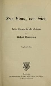 Tapa de Der König von Sion